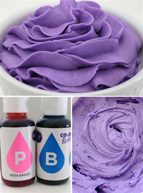 how do i make purple icing