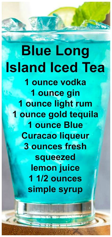 how do you make a blue long island iced tea