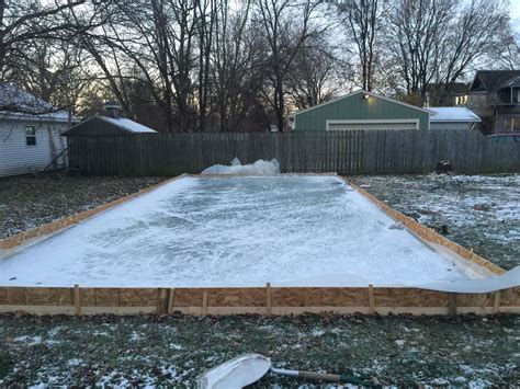 how do you make an ice rink