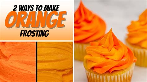 how do you make orange icing