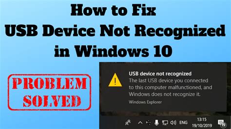 how fix usb not recognized, How to fix usb not recognized problem