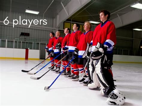 how many ice hockey players on a team
