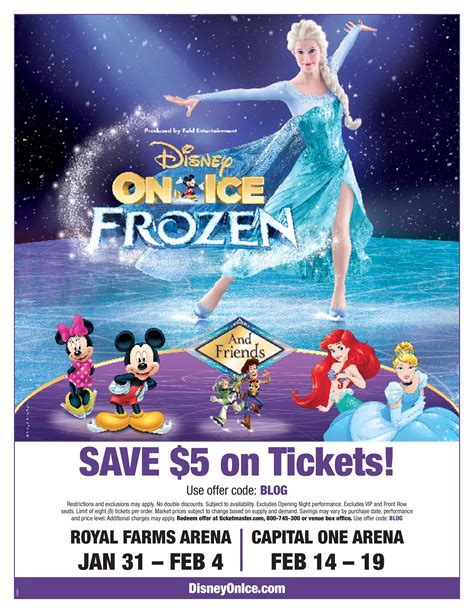 how much are tickets for disney on ice