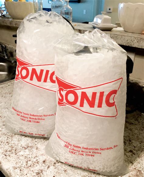how much is ice at sonic
