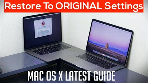 how restore mac to original factory settings, Reset mac to factory settings to eliminate malware