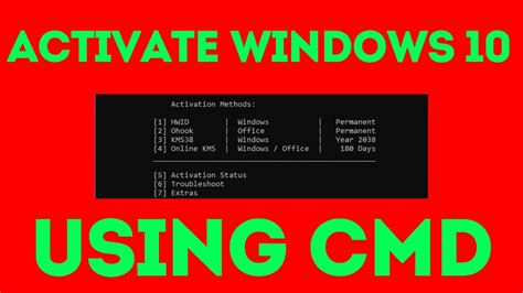 how to activate windows using cmd prompt, How to activate windows 10 using cmd