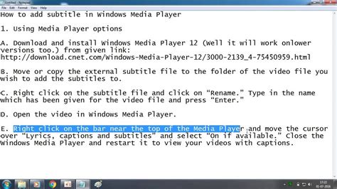how to add subtitle in media player, Subtitle tidak terbaca di windows media player. Subtitles player windows add