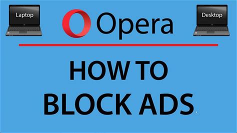 how to block ads on opera, How to block ads on opera