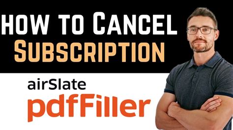 how to cancel my pdffiller subscription, How do i cancel my subscription?