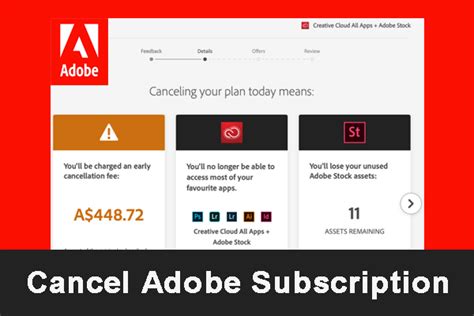 how to cancel your adobe subscription, Cancel adobe without paying the cancellation fee