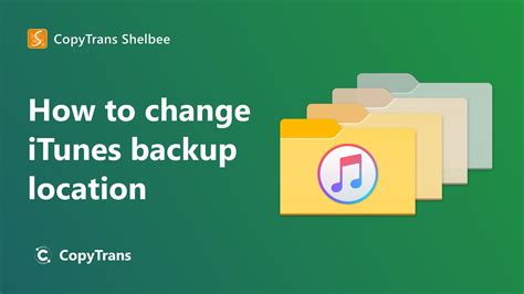 how to change itunes backup path, Using junction points to change the itunes backup folder location