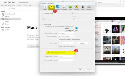 how to change itunes playback device, How to change default audio playback device in windows 10. Playback device select windows audio advanced settings sound change options application default opened will menu applications if