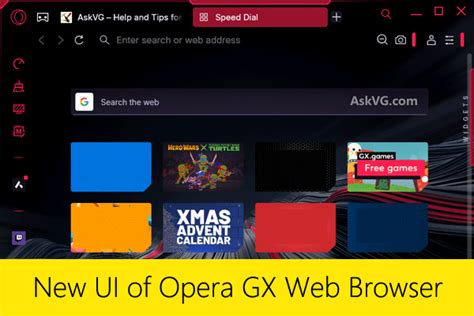 how to change web browser on opera gx, If design