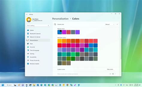 how to change windows window color, How to change taskbar color windows 10