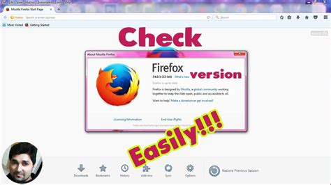 how to check mozilla firefox version, Firefox version check desktop mobile techbuzzonline. Check mozilla firefox browser version (linux)