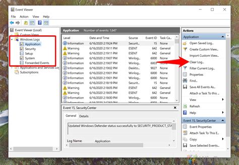 how to check windows event log files cmd, Windows system event log