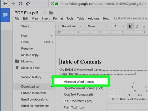 how to convert pdf to word document, How to convert pdf to word document