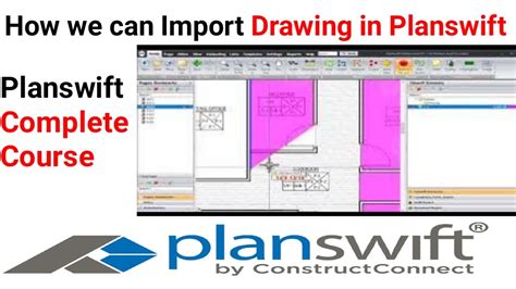 how to convert planswift to pdf, How to import a pdf files into planswift software / basic lecture