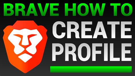 how to create brave profile, Cannot create desktop shortcut for profiles in brave settings · issue