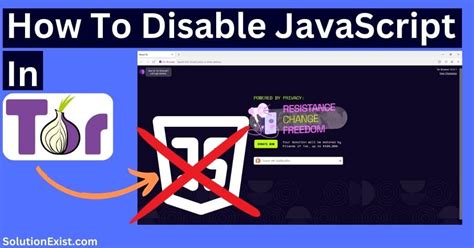 how to disable javascript in tor browser, How to disable javascript in tor browser