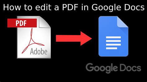 how to edit a pdf in google docs, How to edit a pdf in google docs