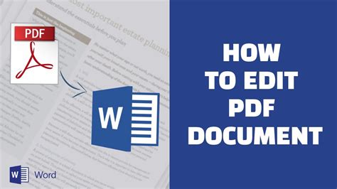 how to edit pdf document in word, Pdf word edit file microsoft open pdfs click select. How to edit pdfs in microsoft word