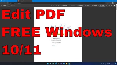 how to edit pdf windows, How to edit pdf on windows in 4 ways [offline and online]
