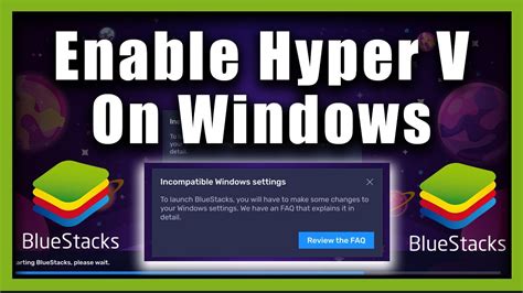 how to enable hyper v bluestacks, 