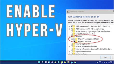 how to enable hyper v ldplayer, [fixed] re-enable/disable hyper-v in windows 11/10/7