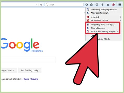 how to enable javascript on firefox, How to enable javascript. Firefox advantage