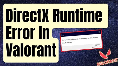 how to fix directx runtime, 