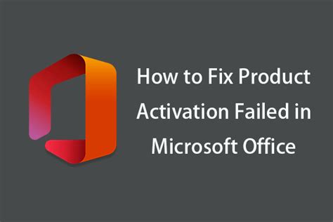 how to fix microsoft activation failed, Fix product activation failed