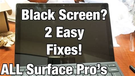 how to fix microsoft surface black screen, All surface pro's: how to fix black screen (2 easy fixes). Screen surface pro fix