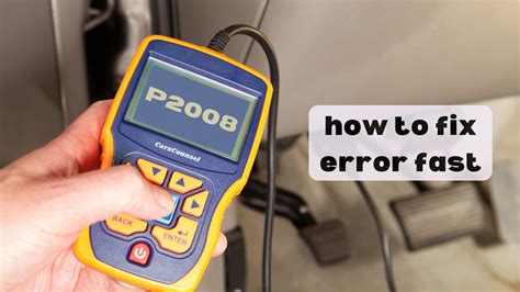how to fix p2008 code, Fix p2008: mechanic's solutions that worked iamcarhacker