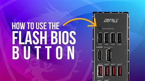 how to flash msi bios, How to use the msi flash bios button. Bios flash button msi use motherboard