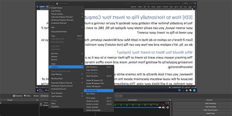 how to flip screen on obs, Obs camera displayed correctly. How to flip your camera in obs