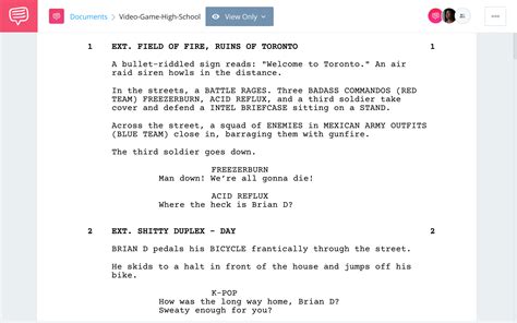 how to format a video game script, Formatting your spec script while social distancing: a primer, part 17