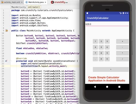 how to format android studio code, Home page design code in android