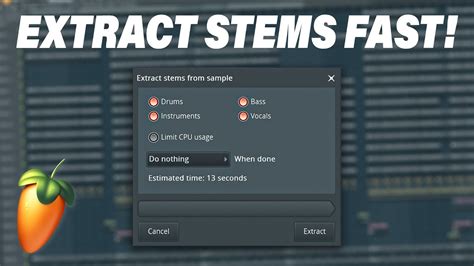 how to get stems from fl studio, How to export-bounce stems from fl studio