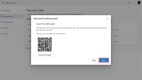 how to go qr code on microsoft, Setting up microsoft multi-factor authentication