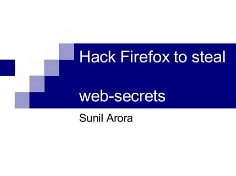 how to hack firefox, » firefox hack – how to recover firefox master password!. Hack firefox mozilla config faster make reduce minimized usage ram 10mb when