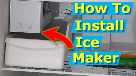how to install frigidaire ice maker
