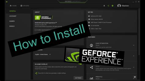 how to install nvidia geforce experience, How to install nvidia geforce experience