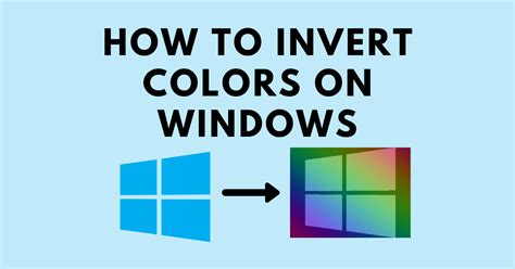 how to invert colors on windows, How to invert colors on windows 10 easily. Invert minitool easily