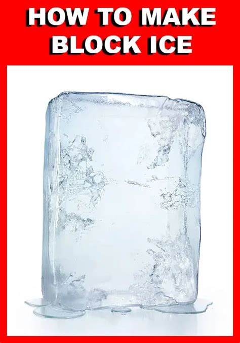 how to make a block of ice at home