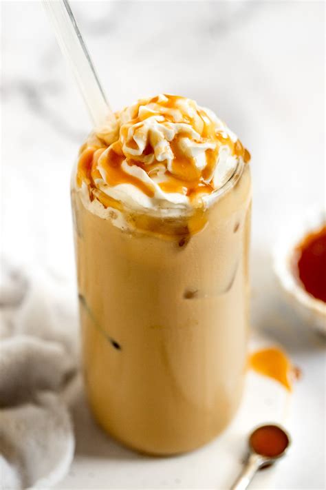 how to make a caramel latte iced