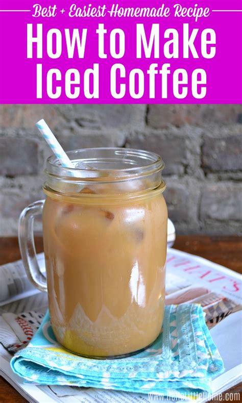 how to make a iced coffee in a blender
