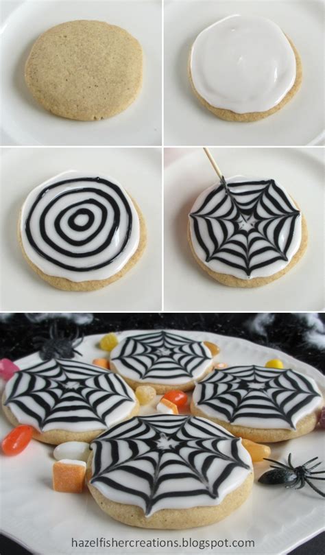 how to make a spider web with icing
