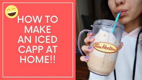 how to make a tim hortons iced capp