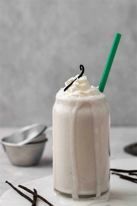 how to make a vanilla bean frappuccino without ice cream